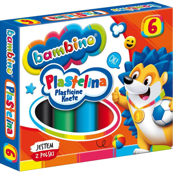 Plastelina Bambino 6 kolorów