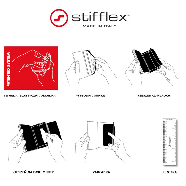 Notatnik Stifflex Brasil 13x21cm 192 strony