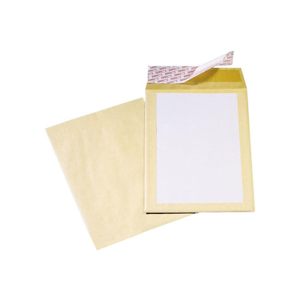 Koperta C4 (229x324x38 mm) brązowa HK z tylną stroną kartonową