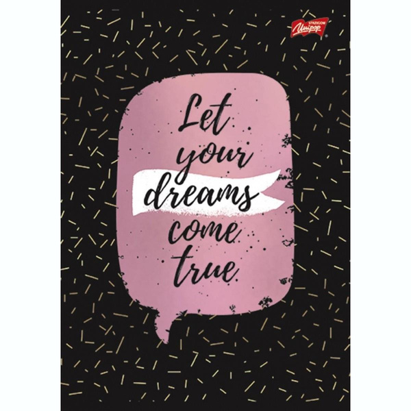 Zeszyt A5 w linię 60 kartek laminowany Golden Love Unipap