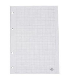 Wkład do segregatora Interdruk A4 100 kartek kratka biały