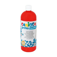 Farba tempera czerwona 1000ml Carioca