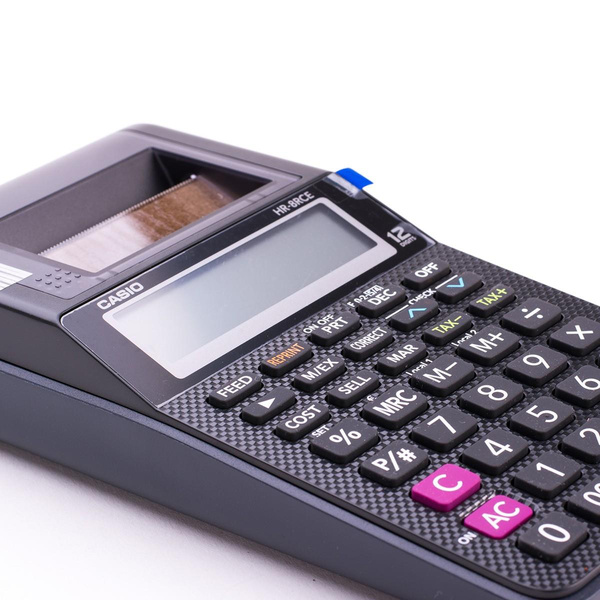 Kalkulator z drukarką Casio HR-8RCE