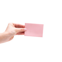 Koperty ozdobne 70x100mm Millenium pudrowy róż 10 sztuk