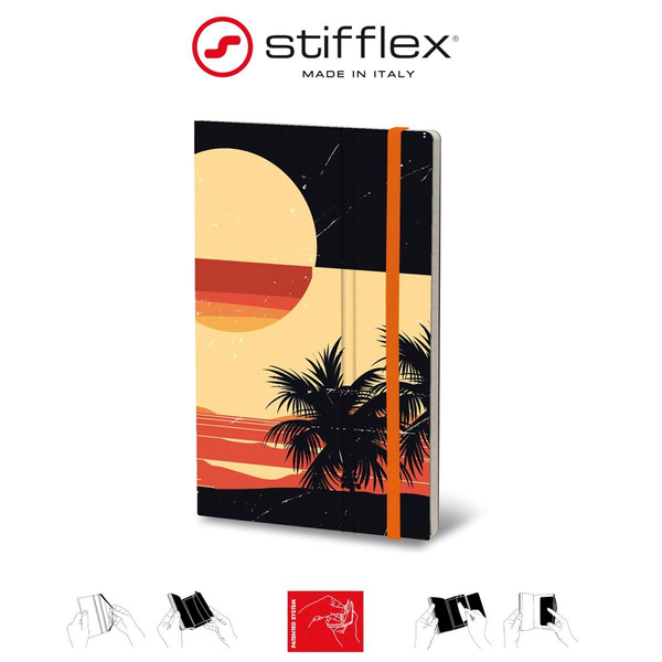 Notatnik Stifflex Surfside Sunset 13x21cm 192 strony Zachód Słońca