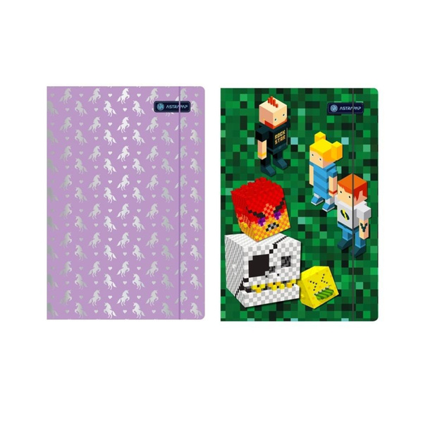 Teczka z gumką A4 Pixel Unicorn