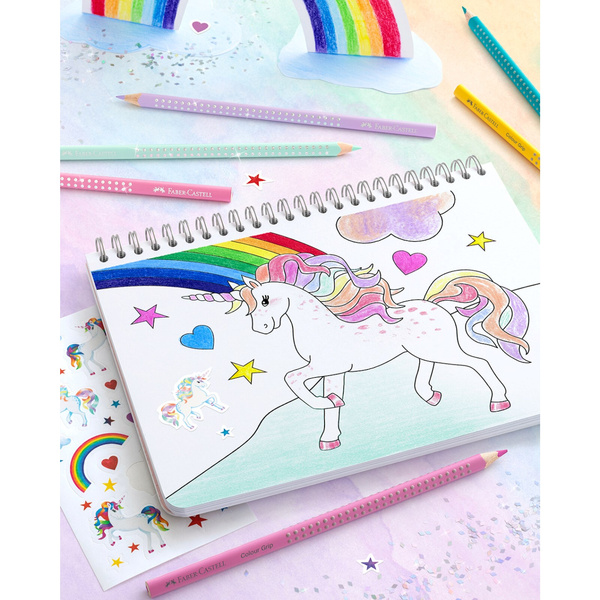 Zestaw Unicorn Grip Faber Castell display 33 elementy