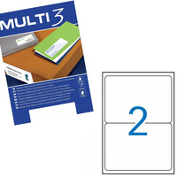 Etykiety samoprzylepne Multi 3 uniwersalne białe 199,6x144,5mm