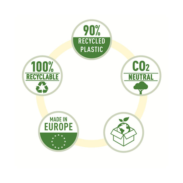 Przekładki do segregatora neutralne pod względem emisji CO2 Leitz Recycle A-Z A4