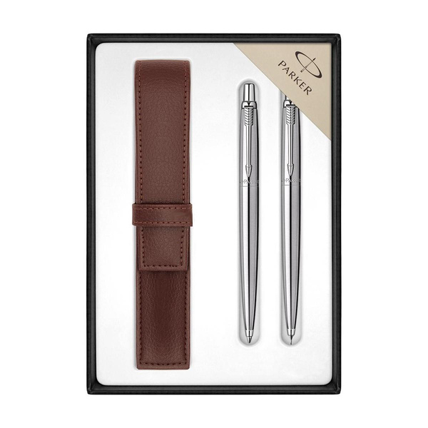 Zestaw długopis Parker Jotter+Ołówek Jotter Stal CT z etui