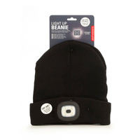 Czapka z lampką LED Kikkerland