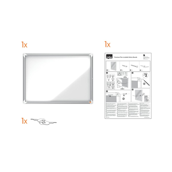 Gablota magnetyczna zewnętrzna Nobo Premium Plus 924 x 668 mm