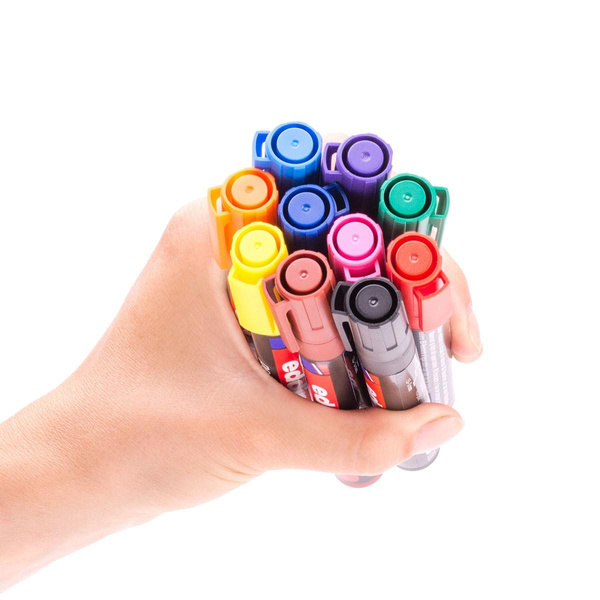 Marker permanentny Edding 300 końcówka okrągła różowy