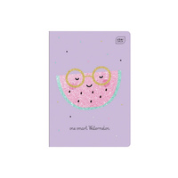 Zeszyt A5 trzylinia kolorowa 32 kartki Glitter brokat