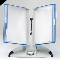 Biurkowy system prezentacyjny Djois x Tarifold + 10 paneli prezentacyjnych niebieskich