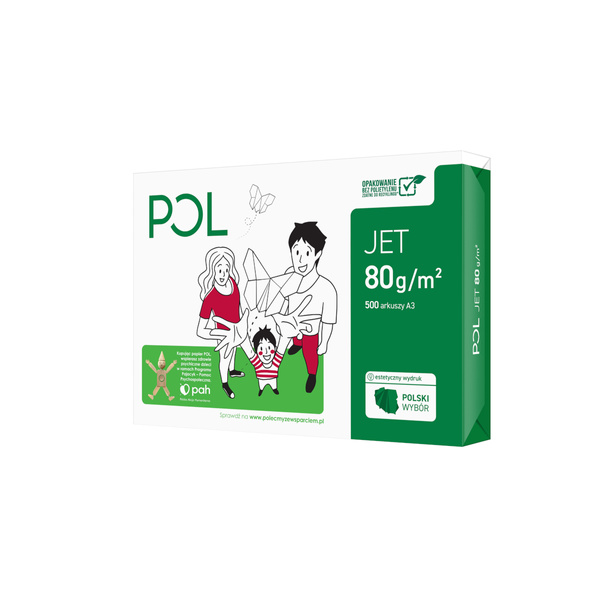 Papier ksero A3 80g Poljet