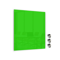 Tablica szklana magnetyczna 80x60cm Memoboards zielona