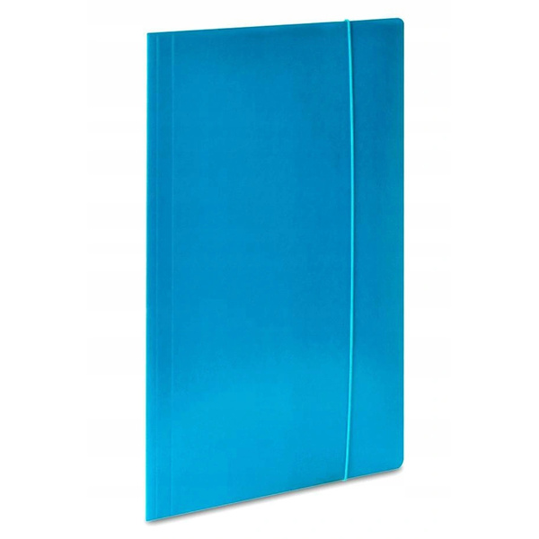 Teczka z gumką VauPe A4 kartonowa lakierowana jasnoniebieski