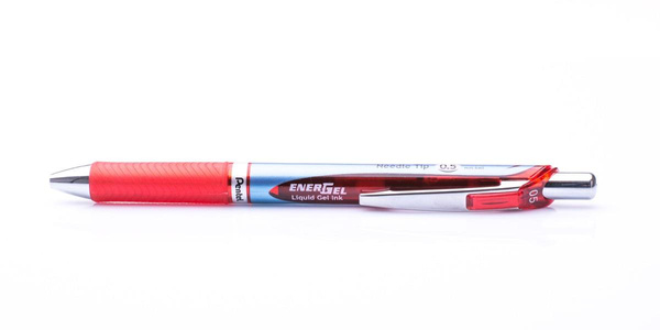 Cienkopis żelowy Pentel BLN75 czerwony