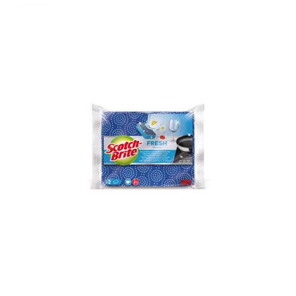 Zmywak kuchenny nierysujący Scotch Brite Fresh 2 sztuki
