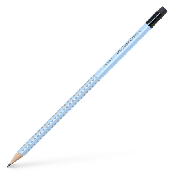 Ołówek z gumką Faber Castell 2001 B Sky Blue