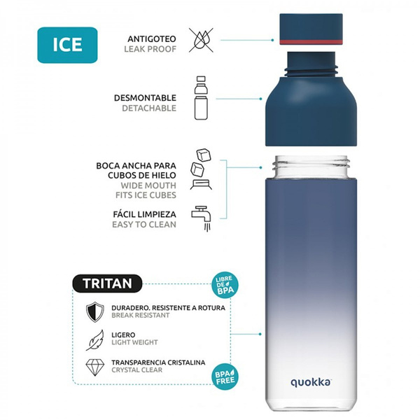 Butelka na wodę z tritanu Quokka 430 ml