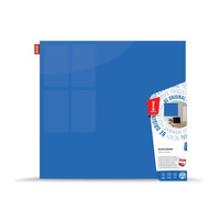 Tablica magnetyczna szklana 45x45 cm Memoboards niebieski