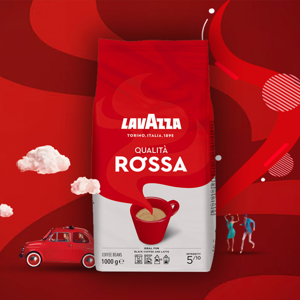 Kawa ziarnista Qualita Rossa 1kg