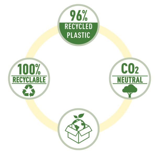 Zszywacz biurowy Leitz NeXXt Recycle (25 kartek) czarny