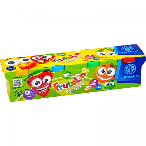 Masa plastyczna Frutolina Astra Fun 4 kolory x100g
