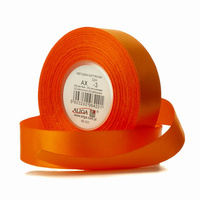 Wstążka satynowa 25mmx32m pomarańczowa neonowa