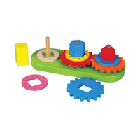 Układanka drewniana kształty geometryczne Viga Toys