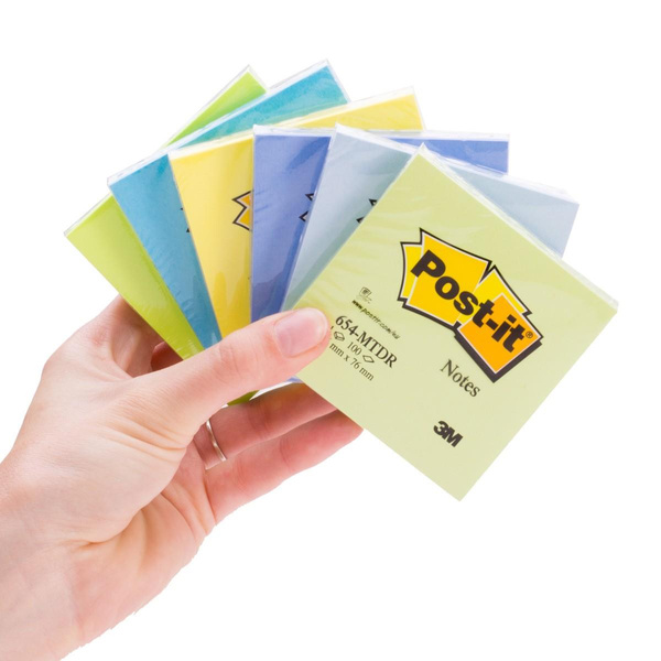 Karteczki samoprzylepne 76x76mm Post-it paleta marzycielska 654MTDR