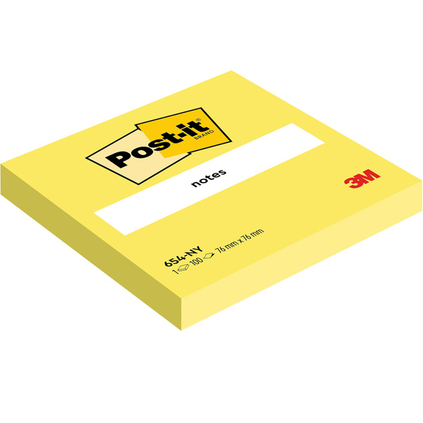 Karteczki samoprzylepne 76x76mm Post-it jaskrawy żółty
