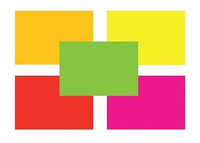 Etykiety cenowe 40x30 mm - Typ D pomarańczowy