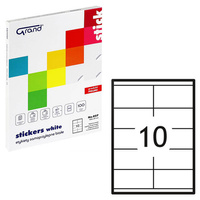 Etykiety samoprzylepne Grand 105x57 mm