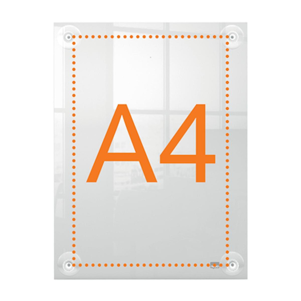Rama akrylowa z przyssawkami Nobo Premium Plus A4