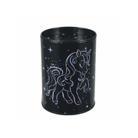 Skarbonka metalowa Jednorożec holo