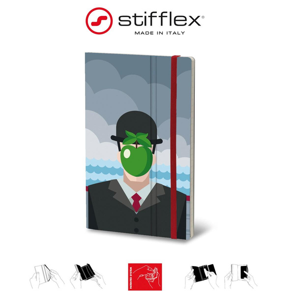 Notatnik Stifflex Magritte 13x21cm 192 strony
