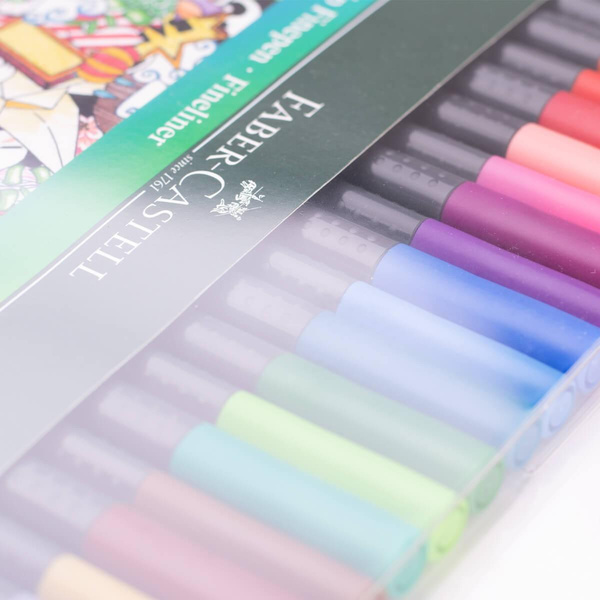 Cienkopisy Faber Castell Grip 20 kolorów
