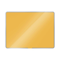 Tablica magnetyczna szklana 80x60 cm Cosy Leitz żółty