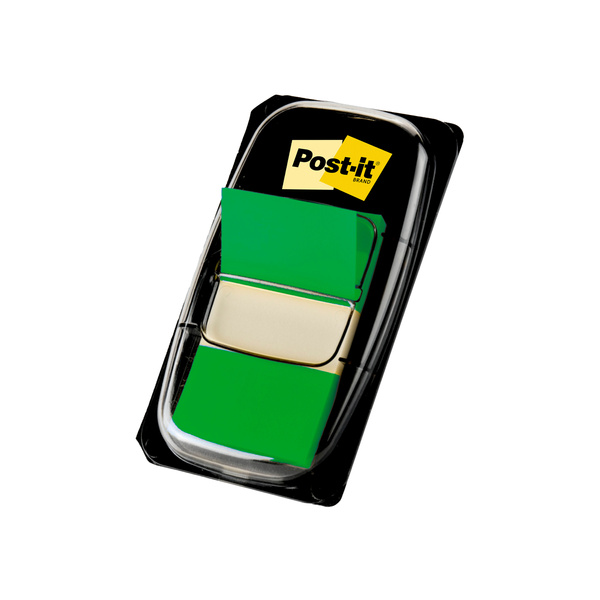 Zakładki indeksujące Post-it 3M zielone 25x43mm 680-3