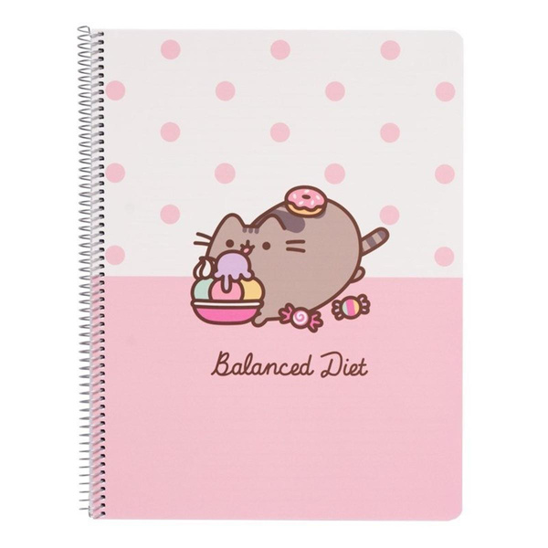 Kołozeszyt A4 w linie Pusheen Rose Collection