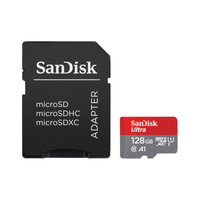 Karta pamięci z adapterem SanDisk Ultra microSDXC 128 GB Class 10 z adapterem