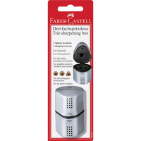 Temperówka z pojemnikiem Faber Castell Grip Trio 2001