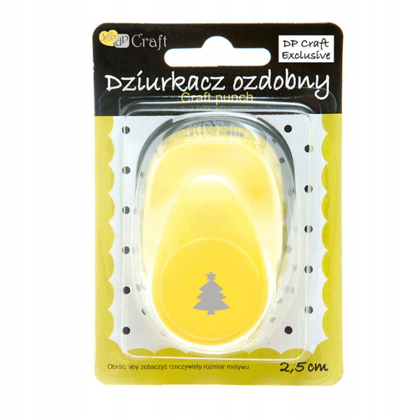 Dziurkacz ozdobny Choinka 2 2,5cm Dp Craft