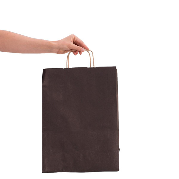 Torba papierowa ekologiczna 305x170x425 mm czarna