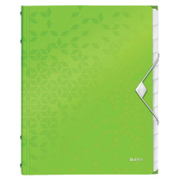 Teczka segregująca Leitz Wow A4 zielony