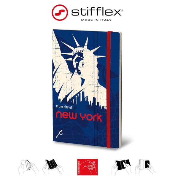 Notatnik Stifflex New York City 13x21cm 192 strony