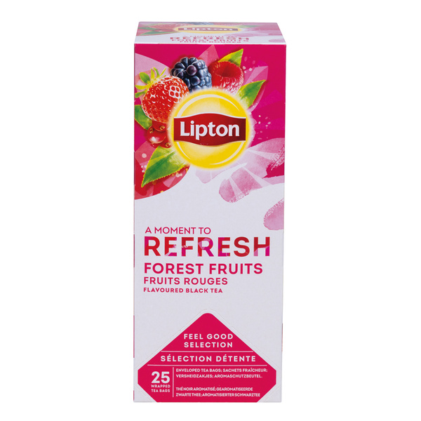 Herbata czarna Lipton Refresh Forest Fruits 25 torebek